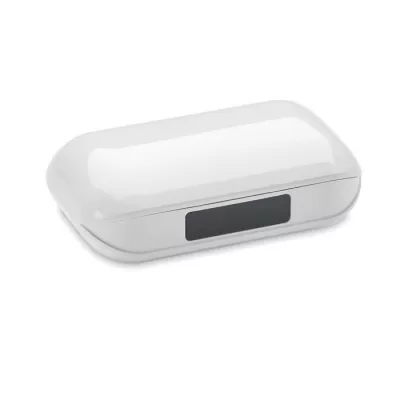 Słuchawki douszne TWS Bluetooth 5.3 z LCD QUAVER - Bialy (MO6946-06)