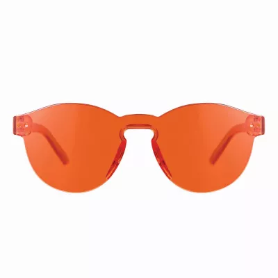 Okulary przeciwsłoneczne FANCY STYLE - pomarańczowy (56-0603088)