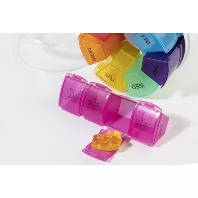 Everypill zestaw pojemników na tabletki - biały (AP800256)