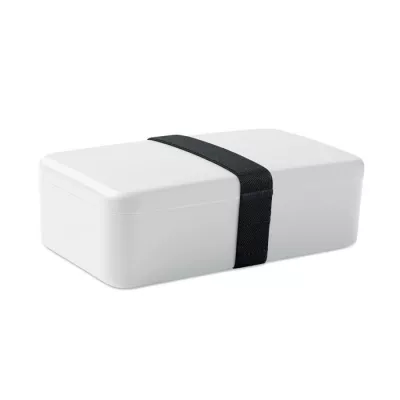 Lunchbox z PP z gumką 750 ml BRUSS - Bialy (MO2678-06)