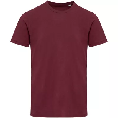 Balfour organiczna koszulka unisex o gramaturze 200 g/m² z krótkim rękawem i certyfikatem OCS - Głęboki bordowy (39557-DPBURGUN)