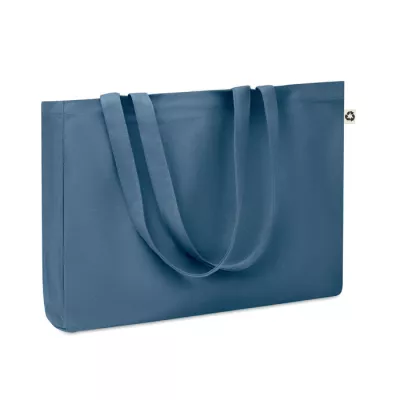 Torba z bawełny z recyklingu 280 g/m² RESPECT COLOURED - Niebieski (MO6380-04)