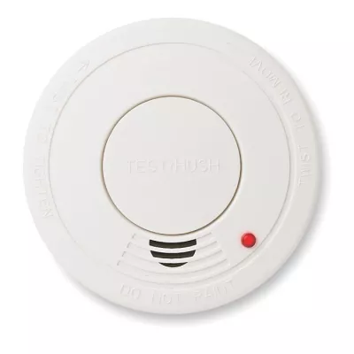 Czujnik dymu z baterią 9V NONSMOKE - Bialy (MO8426-06)
