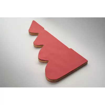 Choinka papierowa składana 30 cm HARMOBIG - Czerwony (CX1578-05)