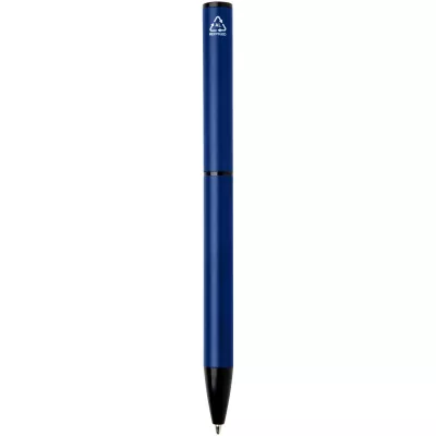 Verton - długopis obrotowy z aluminium z recyklingu, z etui (niebieski wkład) - Ocean Blue2 (10733155)