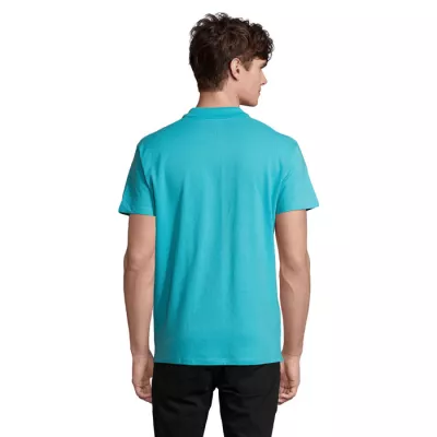 Koszulka polo męska piqué 210 g/m² Sol's SPRING II - Niebieski Atol (S11362-AL)