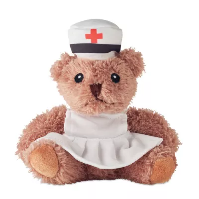Miś pluszowy w stroju pielęgniarki NURSE - Bialy (MO2839-06)