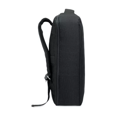 Plecak na laptop 15" z RPET LAUGAR - Czarny (MO2305-03)