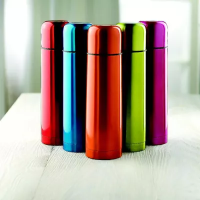Termos stalowy dwuścienny 500 ml CHAN - Limonka (MO8314-48)
