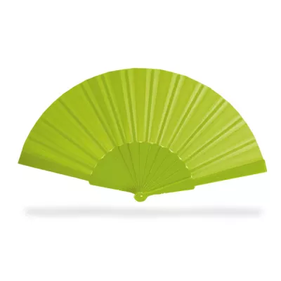 Wachlarz plastikowy z ABS FANNY - Limonka (KC6733-48)