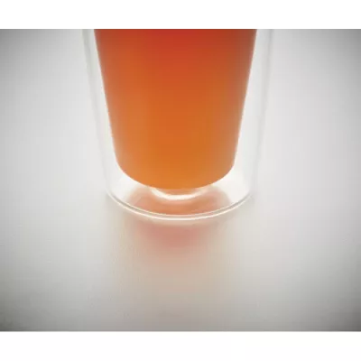 Szklanka dwuścienna z pokrywką 350 ml BIELO TUMBLER - Czarny (MO9927-03)