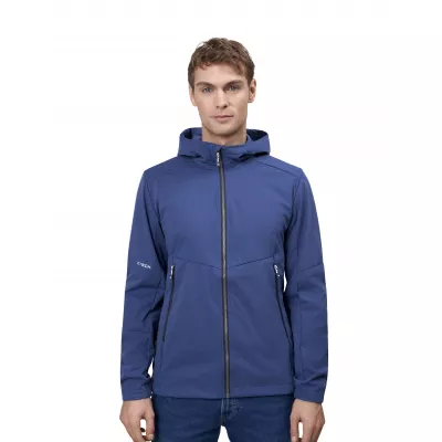 Kurtka ID softshell z kapturem/lekka 0836 185 g/m² - Stormy blue (0836-STORMY BLUE)