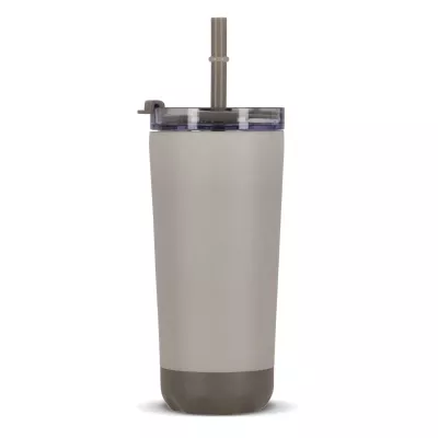 Kubek termiczny InSideOut ze stali nierdzewnej o podwójnych ściankach, 600 ml - beżowy (LT57017-N0055)