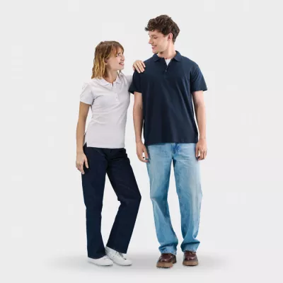 Koszulka polo damska piqué 210 g/m² Sol's PEOPLE - Bialy (S11310-WH)