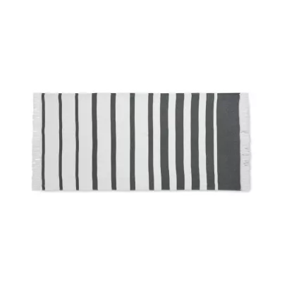 Ręcznik hammam z recyklingu 70x140 cm 300 g/m² MAR - Szary (MO2057-07)