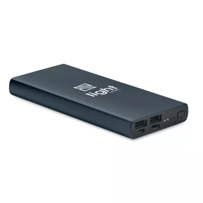 Powerbank 10 000 mAh aluminiowy POWERFLAT 10C - Francuski Granat (MO6770-85)