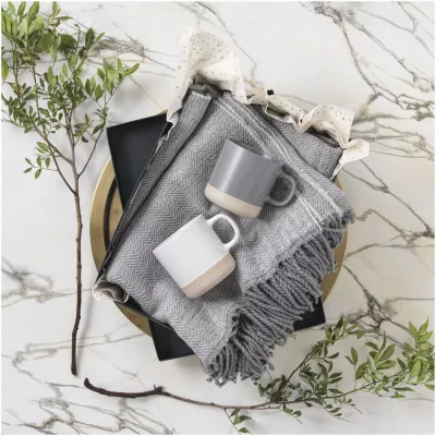 Kubek ceramiczny Pascal o pojemności 360 ml - Czarny (10054000)