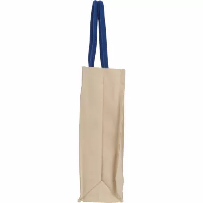 Torba płócienna z długimi uszami 320 g/m2 RODOLFO - niebieski (6521804)