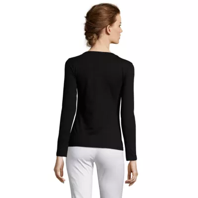 Longsleeve damski 150 g/m² Sol's MAJESTIC - Deep Black (S11425-DB)