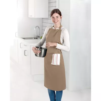 Fartuch kuchenny 190 g/m² FITTED KITAB GRANADA - Sznur (MO8441-65)