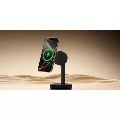 Magnetyczna ładowarka bezprzewodowa 25W Aukey - czarny (VAM16-03)