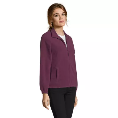 Polar damski rozpinany 300 g/m² Sol's NORTH WOMEN - Burgundy (S54500-BG)