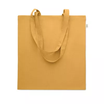 Torba z bawełny z recyklingu 140 g/m² VIVEKA COLOUR - Ochre (MO2302-78)