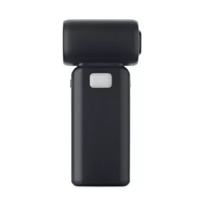 Wentylator przenośny turbo z LED TECHMATE BAMBOO - Czarny (MO2650-03)