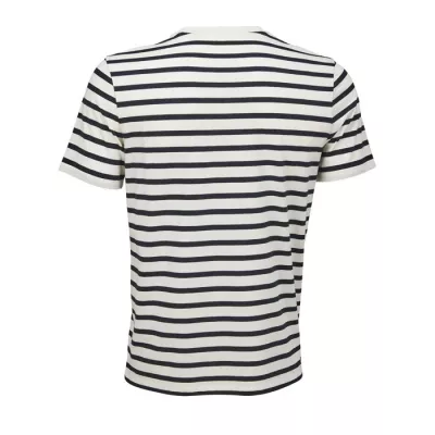 Koszulka unisex organiczna 175 g/m² Sol's LEGEND - Off White| Navy (S03981-AZ)