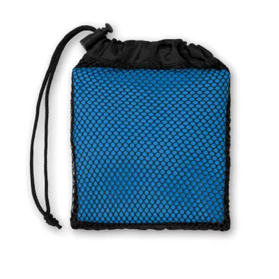 Ręcznik sportowy z mikrofibry w woreczku 35x80 cm TUKO - Niebieski (MO9025-37)
