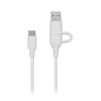 Powerbank 5000 mAh PD 20W z ABS z recyklingu KLEINPOW - Bialy (MO2602-06)