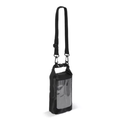 Wodoszczelna torba Ripstop 2L na telefon komórkowy – IPX6 - czarny (LT95359-N0002)