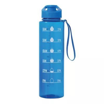 Sportowa butelka na wodę AQUA LEVEL - niebieski (56-0603187)