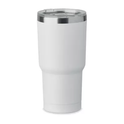 Kubek termiczny ze stali z recyklingu 500 ml SUM - Bialy (MO2597-06)