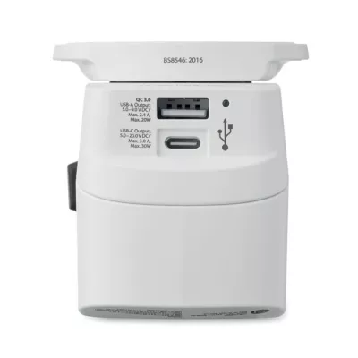 Adapter podróżny USB 30W Skross PRO LIGHT USB AC30 PD - Bialy (MO2981-06)
