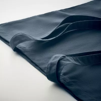 Torba z bawełny organicznej 140 g/m² ZIMDE COLOUR - Francuski Granat (MO6189-85)