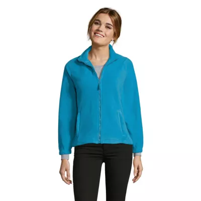 Polar damski rozpinany 300 g/m² Sol's NORTH WOMEN - Aqua (S54500-AQ)