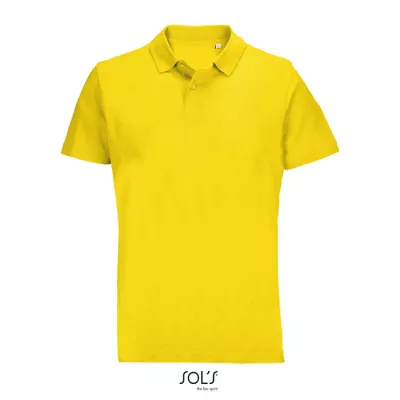 Koszulka polo unisex z czesanej bawełny Sol's PULSE - Dorado (S04502-GO)