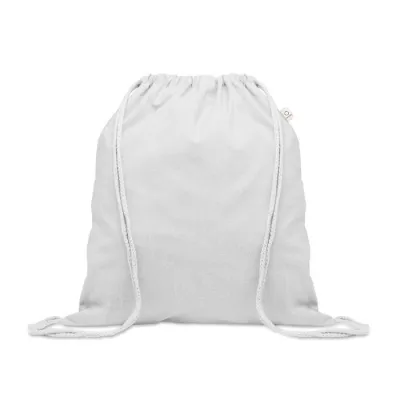 Worek z recyklingu 140 g/m² CABETRI COLOUR - Bialy (MO2402-06)