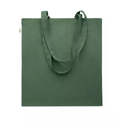 Torba z bawełny z recyklingu 140 g/m² VIVEKA COLOUR - Ciemnozielony (MO2302-60)
