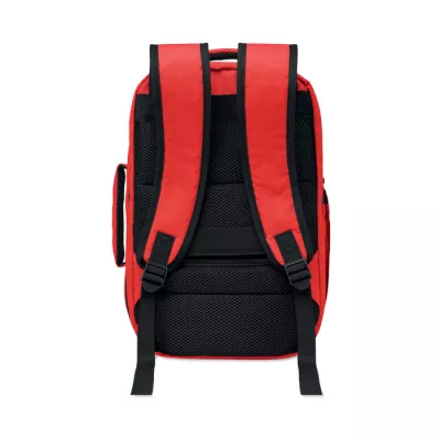Plecak kabinowy z RPET na laptop 15" FLYSAFE - Czerwony (MO2840-05)