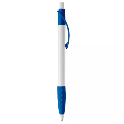 Długopis plastikowy (ABS) Cosmo - biało / królewskoniebieski (LT87622-N0114)