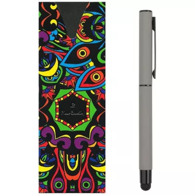 Pióro kulkowe touch pen soft touch CELEBRATION Pierre Cardin - szary (B0300608IP307)