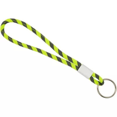 Regulowany brelok z terylenowym sznurkiem - Fluorescent Green (IP14083074)
