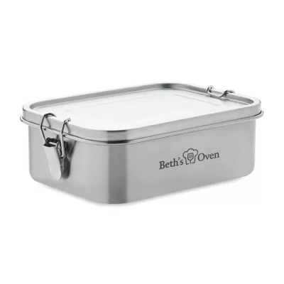 Lunchbox stalowy z przegródką 1200 ml SAO - Srebrny Mat (MO6671-16)