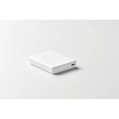 Powerbank 5000 mAh PD 20W z ABS z recyklingu KLEINPOW - Bialy (MO2602-06)