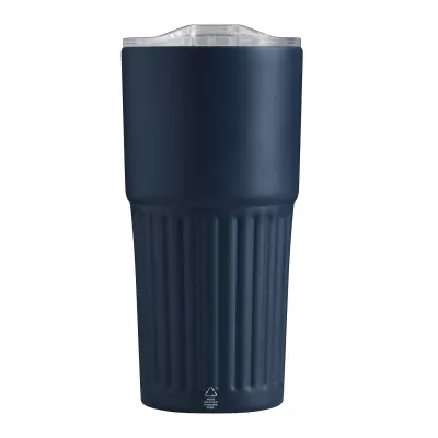 Próżniowy kubek 600 ml WAVE LINE - granatowy (56-0304715)