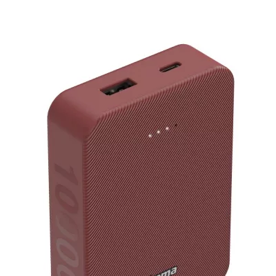 Power bank 10000 mAh Hama Power Pack - czerwony (VH023-05)