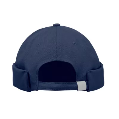 Czapka docker ze szczotkowanej bawełny 260 g/m² DOCK - Niebieski (MO2923-04)