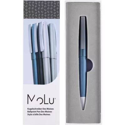 Długopis metalowy DES MOINES MoLu - niebieski (533704)